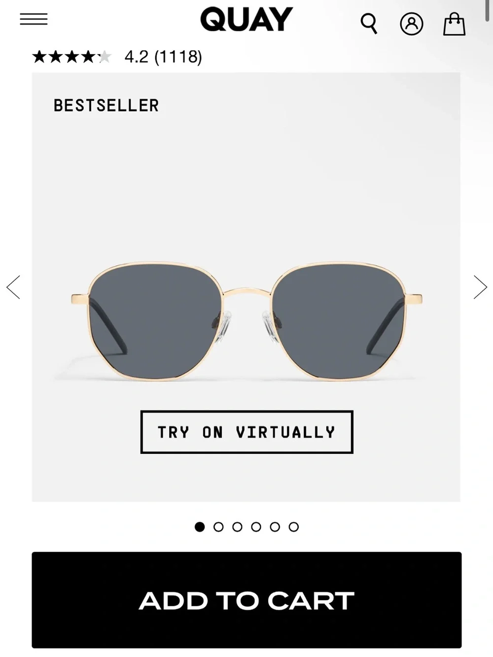 Quay “Big Time” Sunglasses
